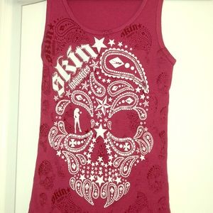 Pink Skin Tank top